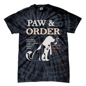 Paw and Order Special Feline Unit Pets Training Dog And Cat Tie-Dye T-Shirt