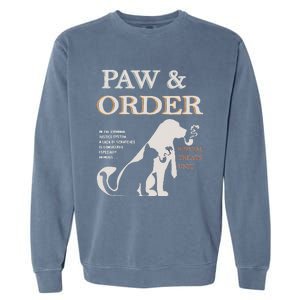 Paw and Order Special Feline Unit Pets Training Dog And Cat Garment-Dyed Sweatshirt