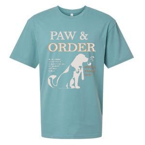 Paw and Order Special Feline Unit Pets Training Dog And Cat Sueded Cloud Jersey T-Shirt