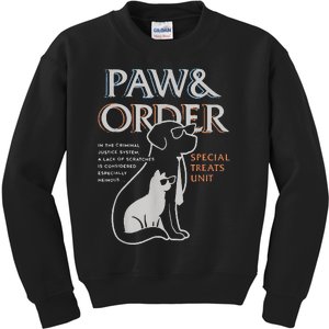 Paw And Order Special Training Dog And Cat Feline Unit Pets Kids Sweatshirt