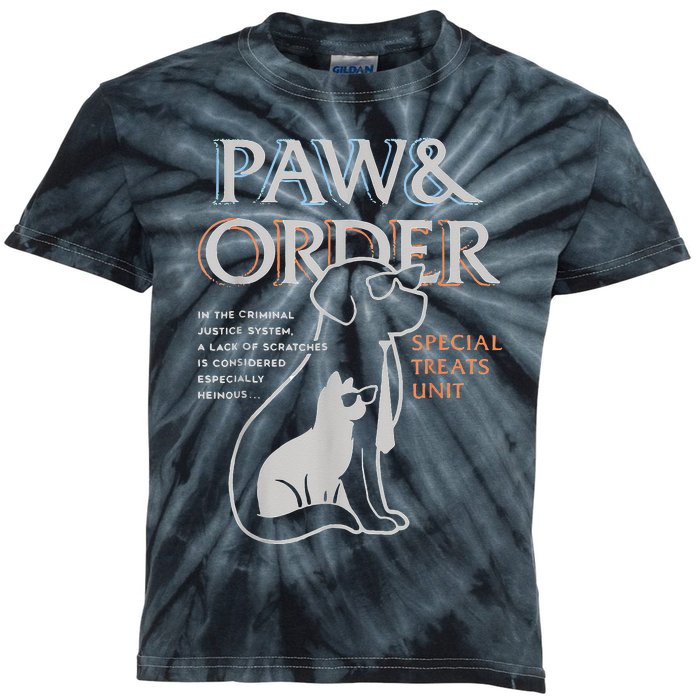 Paw And Order Special Training Dog And Cat Feline Unit Pets Kids Tie-Dye T-Shirt