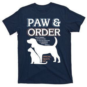 Paw And Order Special Training Dog And Cat Feline Unit Pets T-Shirt