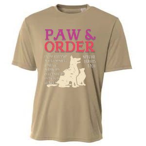 Paw And Order Special Feline Unit Pets Training Dog Cat Cooling Performance Crew T-Shirt