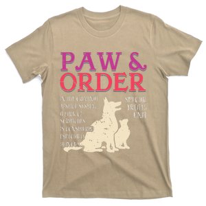 Paw And Order Special Feline Unit Pets Training Dog Cat T-Shirt