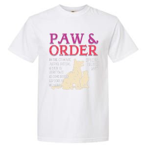 Paw And Order Special Feline Unit Pets Training Dog Cat Garment-Dyed Heavyweight T-Shirt