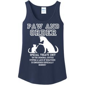 Paw And Order Special Treats Unit Training Dog And Cat Funny Ladies Essential Tank