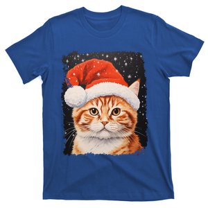 Pop Art Orange Ginger Cat Christmas Gift T-Shirt