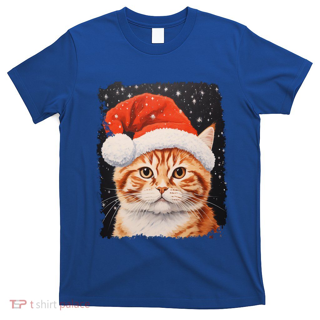 Pop Art Orange Ginger Cat Christmas Gift T-Shirt