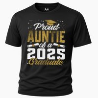 Proud Auntie Of A Class Of 2025 Graduate Senior Graduation Cooling Performance Crew T-Shirt