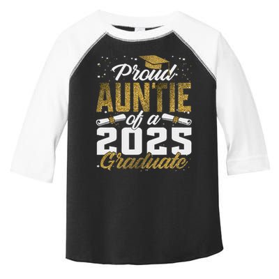 Proud Auntie Of A Class Of 2025 Graduate Senior Graduation Toddler Fine Jersey T-Shirt