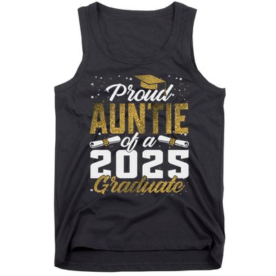 Proud Auntie Of A Class Of 2025 Graduate Senior Graduation Tank Top
