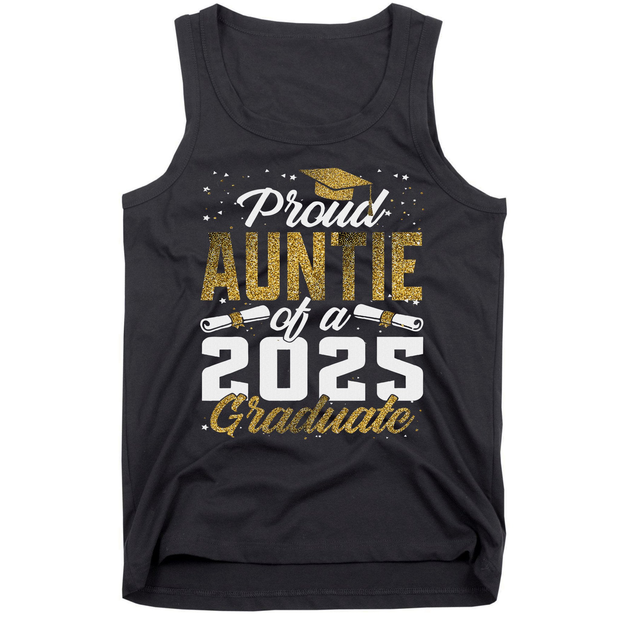 Proud Auntie Of A Class Of 2025 Graduate Senior Graduation Tank Top