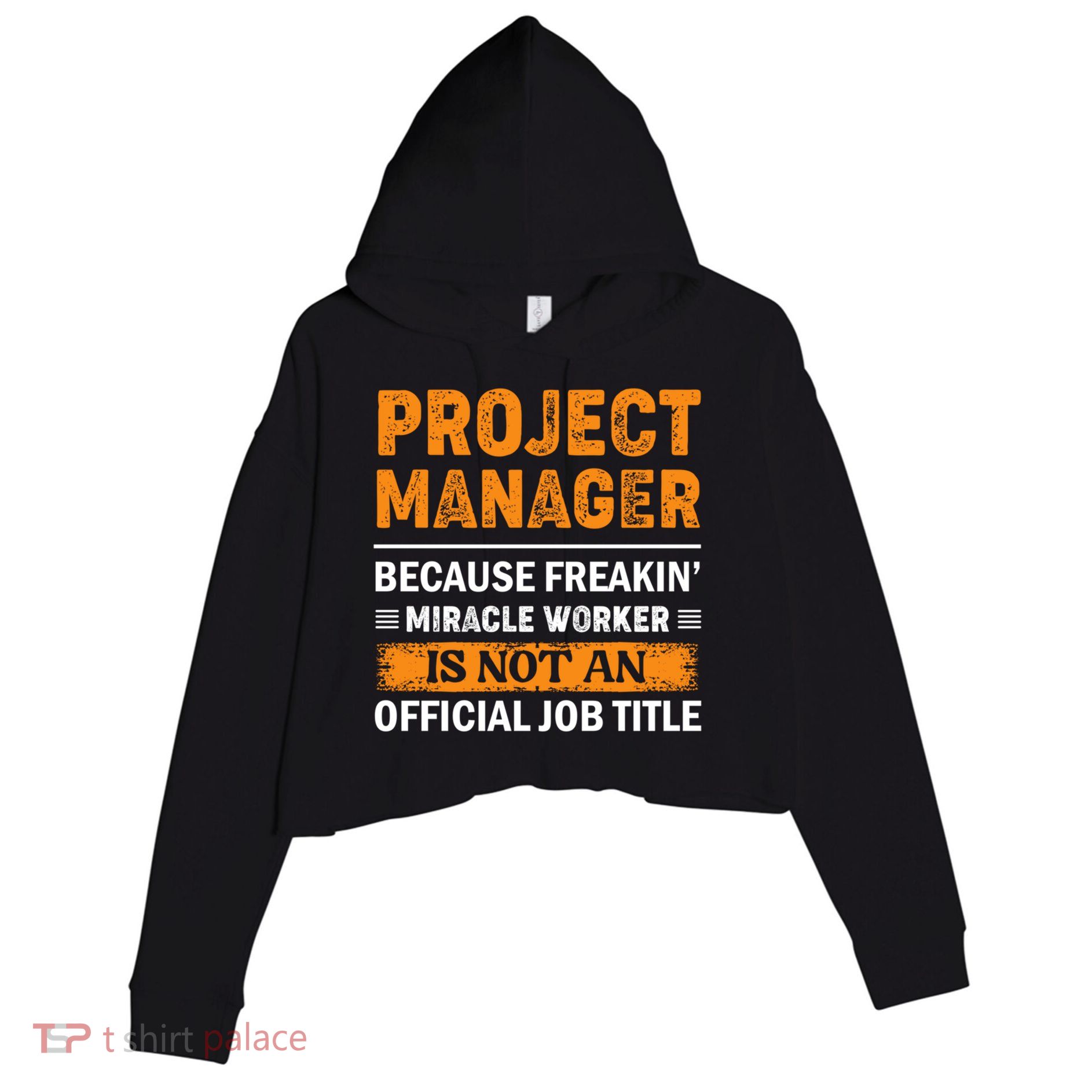 Project Ager Office Worker Project Leader Cool Gift Crop Fleece Hoodie