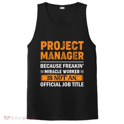 Project Ager Office Worker Project Leader Cool Gift PosiCharge Competitor Tank