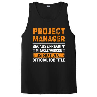 Project Ager Office Worker Project Leader Cool Gift PosiCharge Competitor Tank