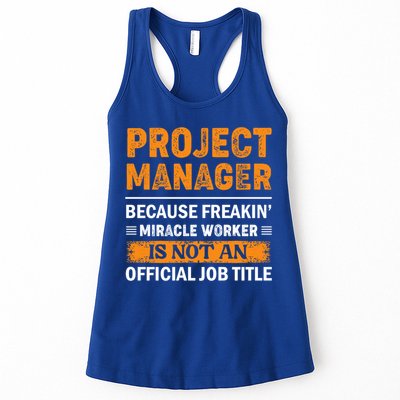 Project Ager Office Worker Project Leader Cool Gift Womens Tank Top