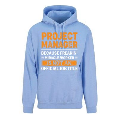 Project Ager Office Worker Project Leader Cool Gift Unisex Surf Hoodie