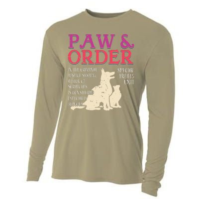 Paw And Order Special Feline Unit Pets Training Dog Cat Cooling Performance Long Sleeve Crew