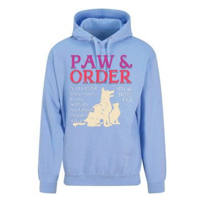 Paw And Order Special Feline Unit Pets Training Dog Cat Unisex Surf Hoodie