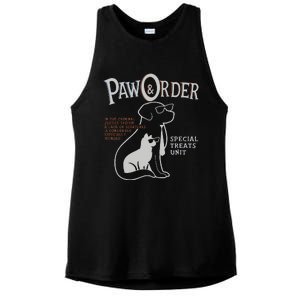 Paw And Order Special Feline Unit Pets Training Dog Cat Ladies PosiCharge Tri-Blend Wicking Tank