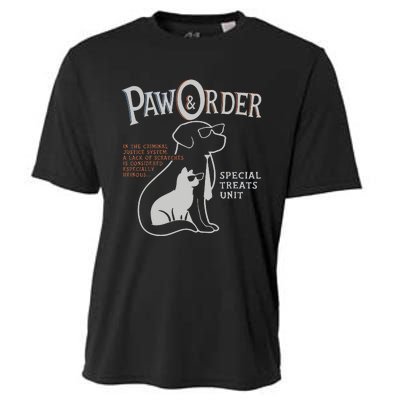 Paw And Order Special Feline Unit Pets Training Dog Cat Cooling Performance Crew T-Shirt