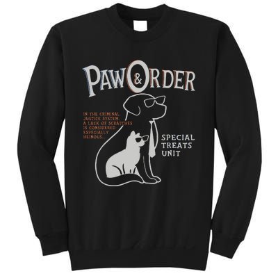 Paw And Order Special Feline Unit Pets Training Dog Cat Sweatshirt