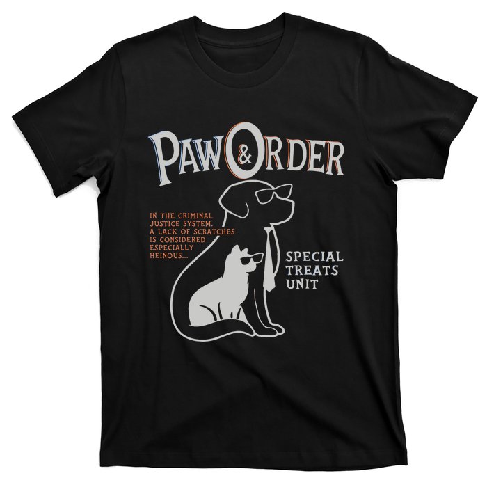 Paw And Order Special Feline Unit Pets Training Dog Cat T-Shirt