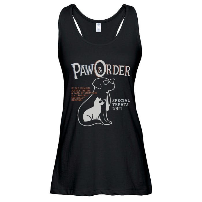 Paw And Order Special Feline Unit Pets Training Dog Cat Ladies Essential Flowy Tank