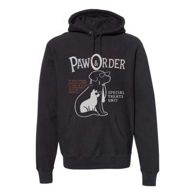 Paw And Order Special Feline Unit Pets Training Dog Cat Premium Hoodie