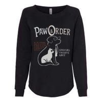 Paw And Order Special Feline Unit Pets Training Dog Cat Womens California Wash Sweatshirt