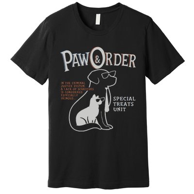 Paw And Order Special Feline Unit Pets Training Dog Cat Premium T-Shirt