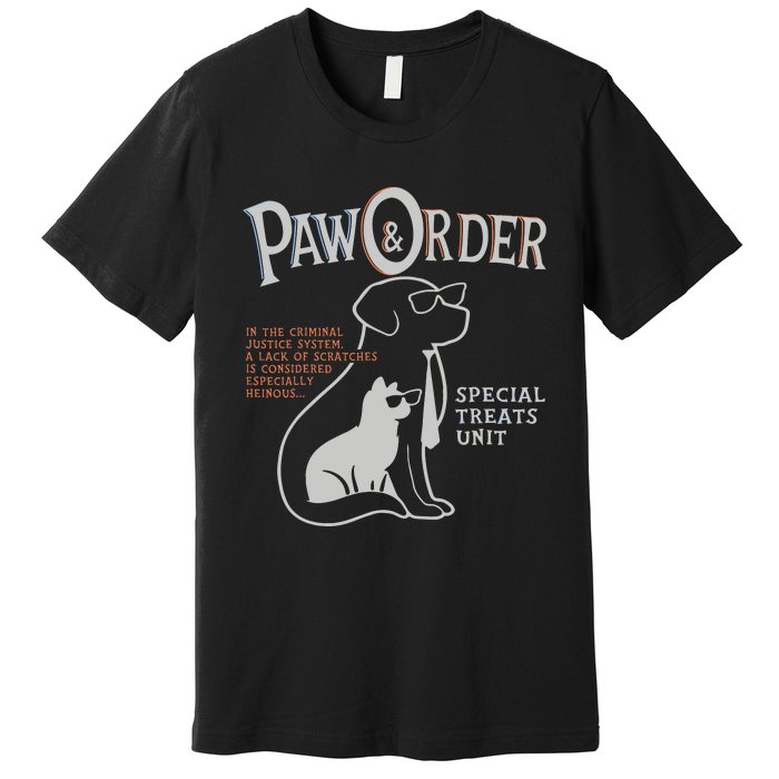 Paw And Order Special Feline Unit Pets Training Dog Cat Premium T-Shirt