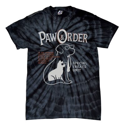 Paw And Order Special Feline Unit Pets Training Dog Cat Tie-Dye T-Shirt