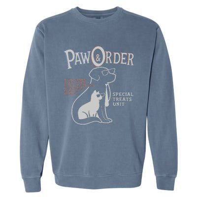 Paw And Order Special Feline Unit Pets Training Dog Cat Garment-Dyed Sweatshirt