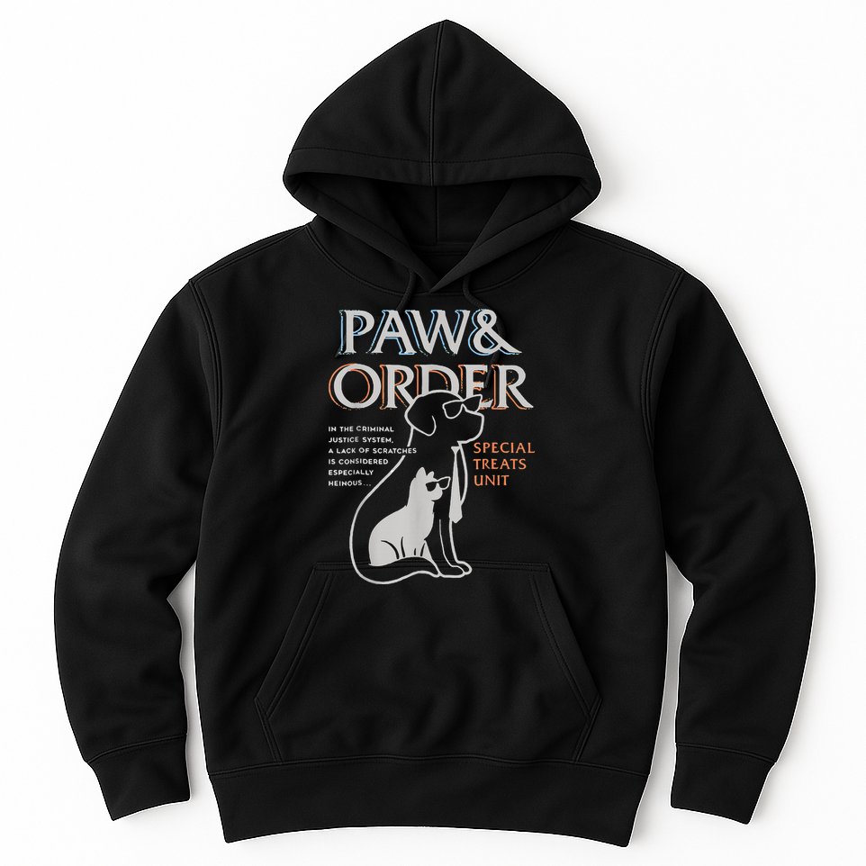 Paw and Order Special Training Dog And Cat Hoodie