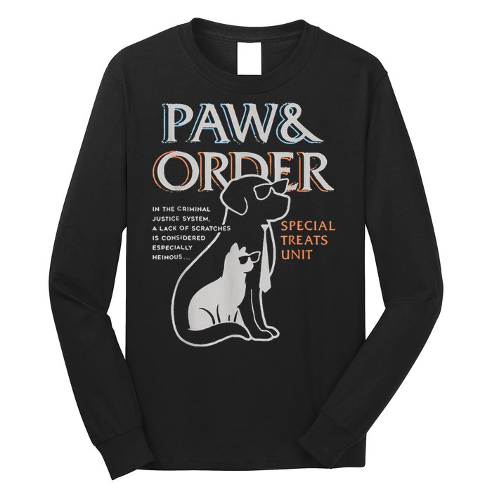 Paw and Order Special Training Dog And Cat Long Sleeve Shirt