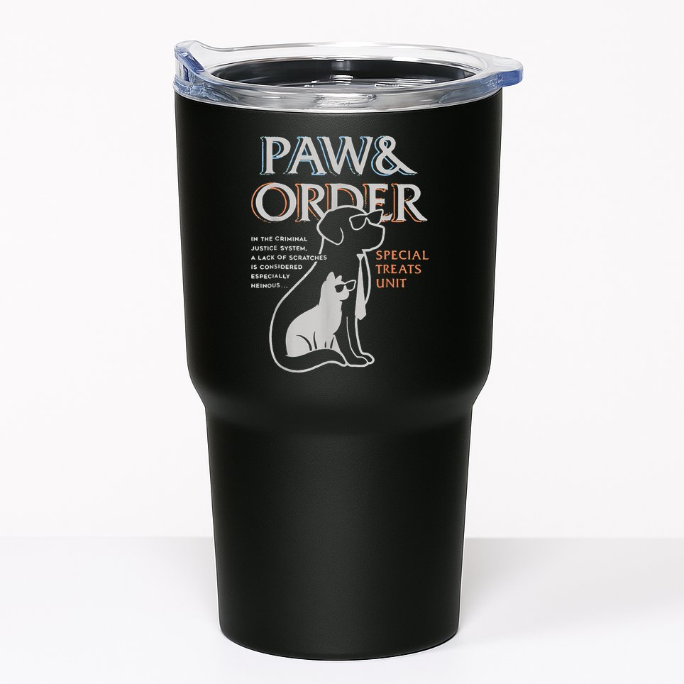 Paw and Order Special Training Dog And Cat Tumbler