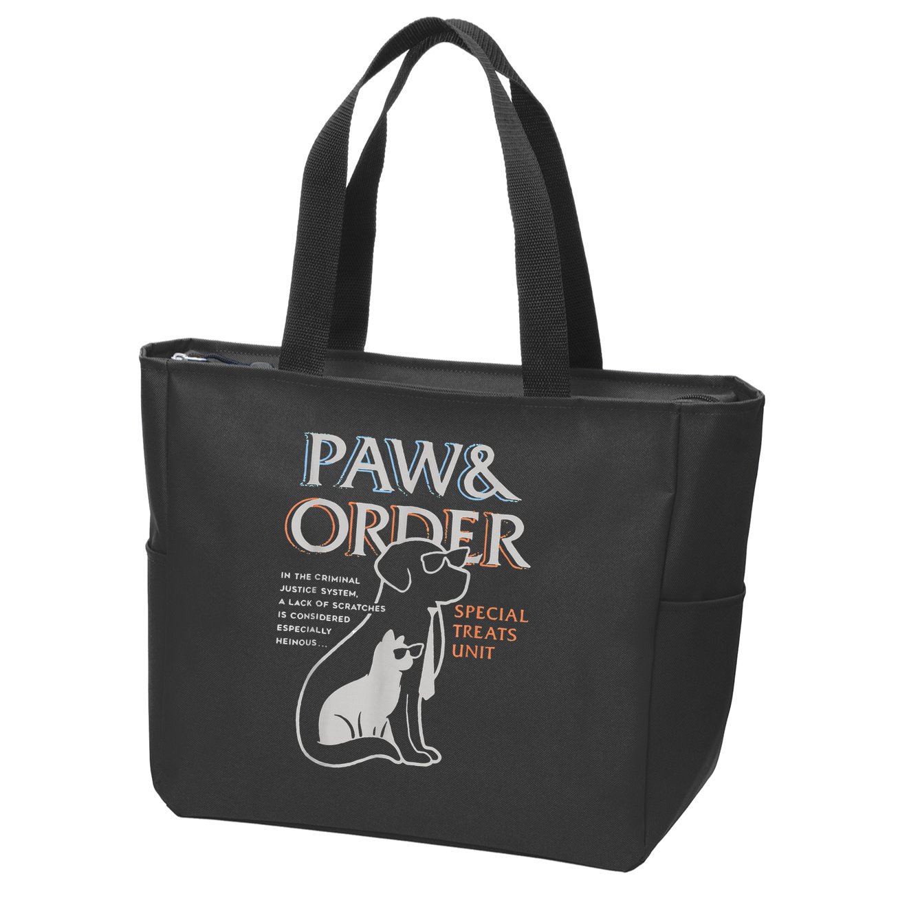 Paw and Order Special Training Dog And Cat Zip Tote Bag