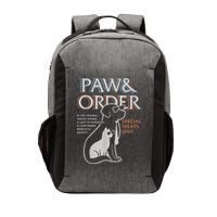 Paw and Order Special Training Dog And Cat Vector Backpack