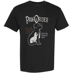 Paw And Order Special Feline Unit Pets Training Dog Cat Garment-Dyed Heavyweight T-Shirt