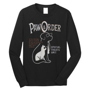 Paw And Order Special Feline Unit Pets Training Dog Cat Long Sleeve Shirt