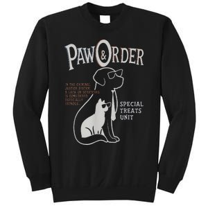 Paw And Order Special Feline Unit Pets Training Dog Cat Sweatshirt