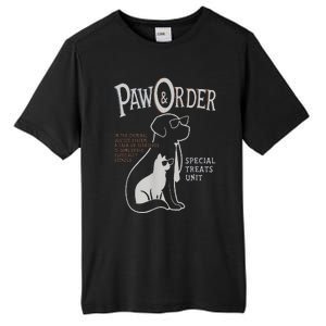 Paw And Order Special Feline Unit Pets Training Dog Cat Tall Fusion ChromaSoft Performance T-Shirt