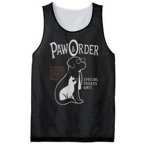 Paw And Order Special Feline Unit Pets Training Dog Cat Mesh Reversible Basketball Jersey Tank