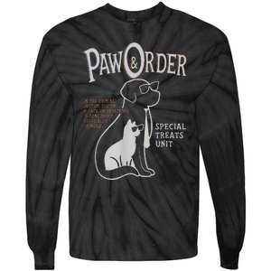 Paw And Order Special Feline Unit Pets Training Dog Cat Tie-Dye Long Sleeve Shirt