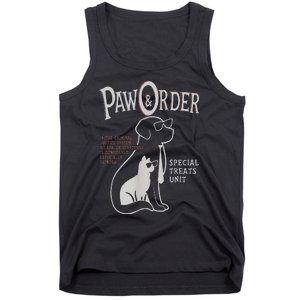 Paw And Order Special Feline Unit Pets Training Dog Cat Tank Top