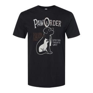 Paw And Order Special Feline Unit Pets Training Dog Cat Softstyle CVC T-Shirt