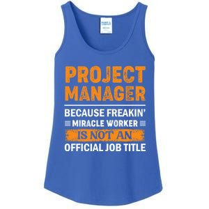 Project Ager Office Worker Project Leader Meaningful Gift Ladies Essential Tank