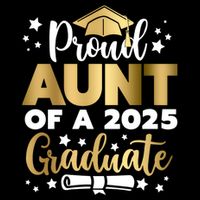 Proud Aunt Of A 2025 Graduate Auntie Senior 2025 Cute Gift Impact Tech Backpack