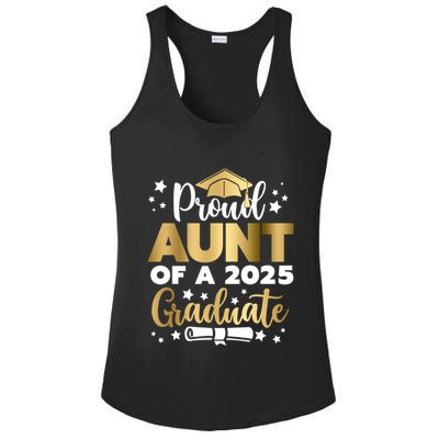 Proud Aunt Of A 2025 Graduate Auntie Senior 2025 Cute Gift Ladies PosiCharge Competitor Racerback Tank
